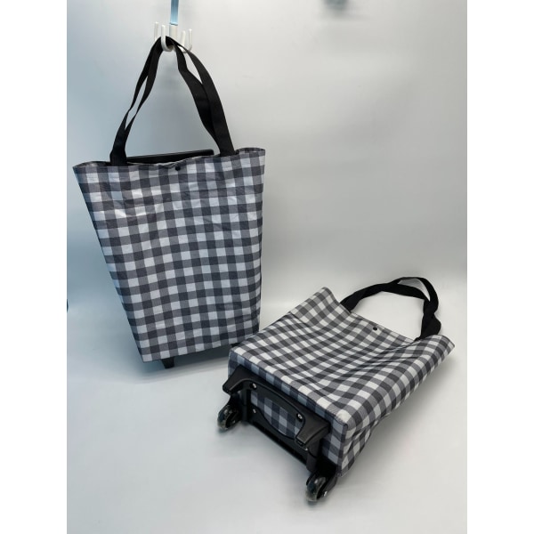 Med isolert interiør med handlepose med rullevogn supermarked dagligvareinnkjøp dobbeltbruk vognpose med stor kapasitet