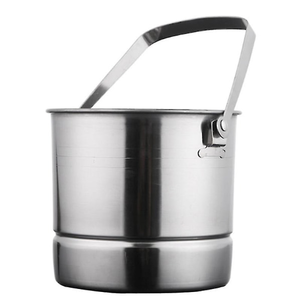 Isbitshink Isolerad Bärbar Rostfritt Stål Champagne Isbitshink Bar Isbitshink Metallhink Wit