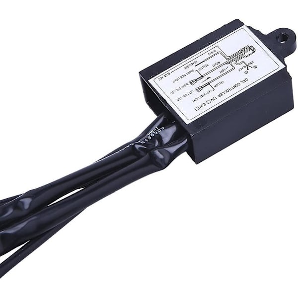 Universal 12V LED Dagkjørelysstyring for Motorsykkel, Bil, SUV, Lastebil