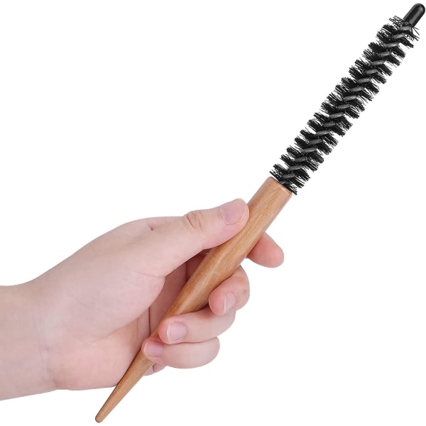 Mini Rund Hårborste Liten Rund Kam Massagekam Tuperingsborste Salongs Roller Kam Hårstyling Tillbehör För Tunt Hår, Kort Hår, Lugg (6st)