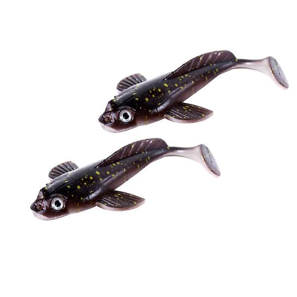 4 kpl Huulikiiltosetti Teko-onkiuistin Onkivälineet Viehe Viehe Uistin Pehmeä Uistin Onkiuistin 12.5 12.5X2CM