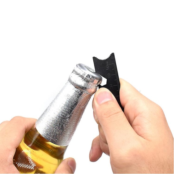 12 stk. Stangskrape Ildstarter Tennstål Skrape Overlevelse Ildstålblokker Camping Nød Ildstarter For Ferro Stang Bruk, Multifunksjonell Flaskeåpner