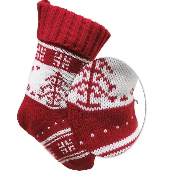 Julstrumpa för semester- och juldekorationer