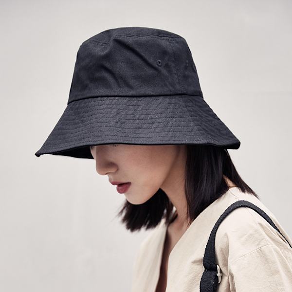 Naisten Aurinkohattu Auringonsuojaus Rantahattu Kesä Bucket Hat (Harmaa)