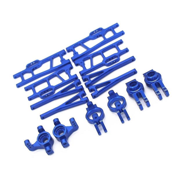 Metalluppgraderingstillbehörssats Styrblock Navbärare Fjädringarm Kompatibel Med 104009 12402-a RC-bil P
