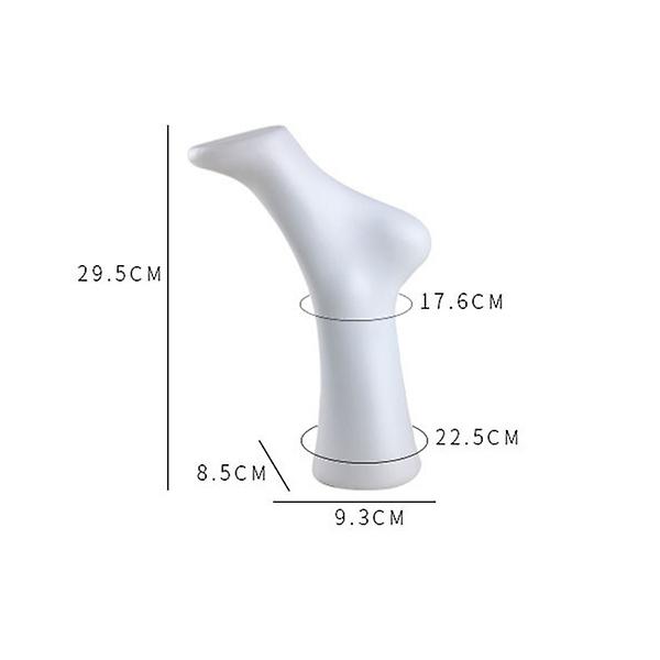 Hvid Sko Stativ Hvid Stativ Kvinders Sko Fyld Sok Model Display Sko Forsyning Sko Display ModelW White 29.5X9.3CM