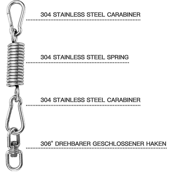 Hengende Eggstol Fjær Hengende Stol, Hengende Stol Sving Fjær, Bæreevne Opp Til 250kg