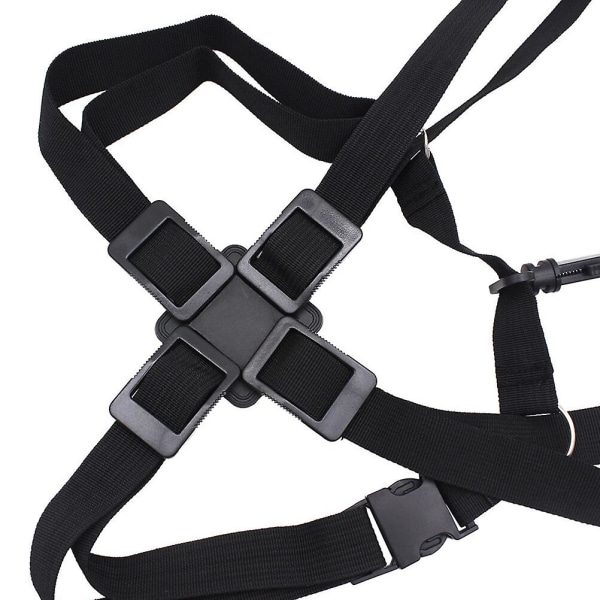 1 kpl Saksofonin Olkahihna Ammattimainen Säädettävä Liukumaton Koukku Saksofonin Vyö Saksofonin Osien Musta 58X Black 58X2.5cm