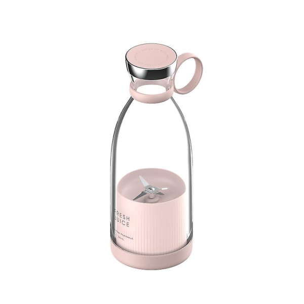 1 st Portabel USB Elektrisk Juiceblender Mini Fruktblender Fruktpress Saftpressare Matmixer Rosa pink