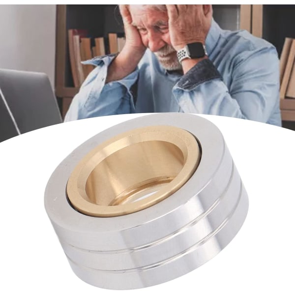 Mekanisk Ringleksak, Finger-Gyro för Fidgeting, Multifunktionell Stressavlastare för ADHD