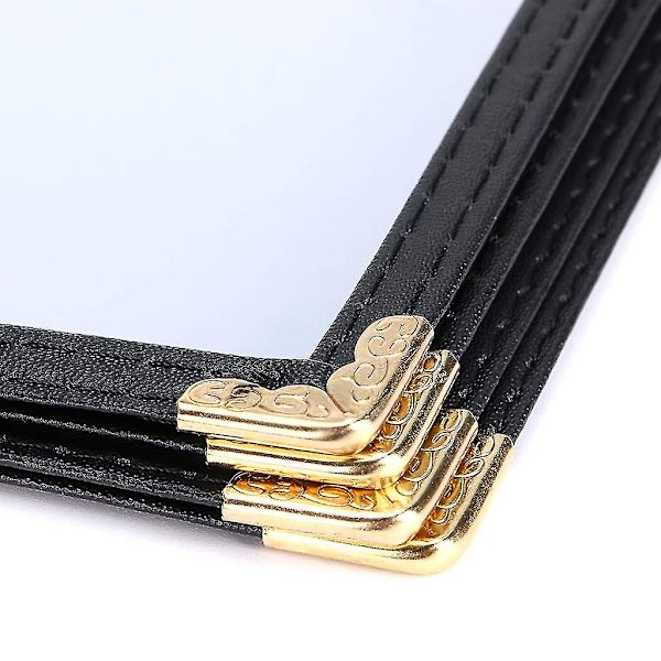 2 stk. 9,44 x 14,96 tommer menukort, 4 sider, 8 visninger, egnet til standard brevpapir