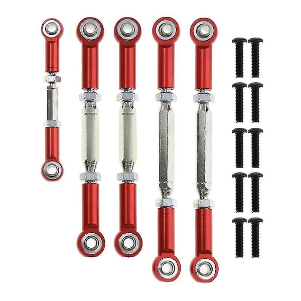 5 kpl Metal Link Rod -tangot, Yhteensopiva Vrx Racing Rh1043 Rh1045 Rh1043sc Rh1045sc Rh817 Rh818 Rc-auton päivitykseen