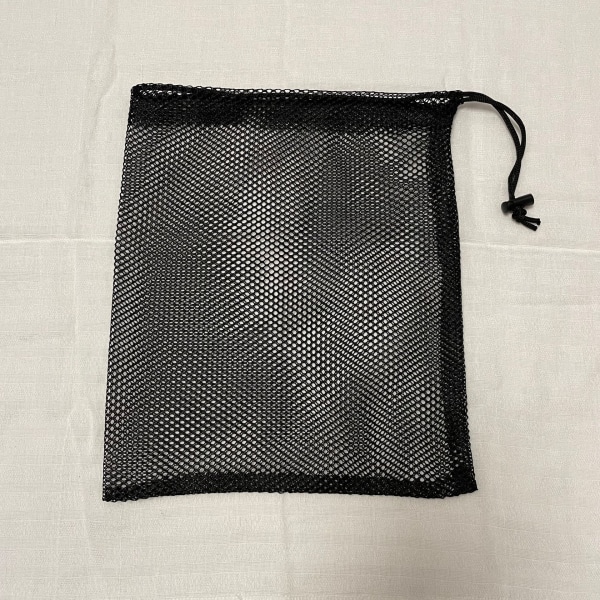 10pcs Sports Mesh Sports Equipment Bag, Black, 10.2x11 Inches - Multipurpose, Drawstring Bag , Beach, Laundry