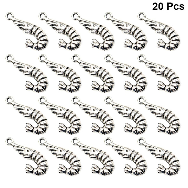 20 st Charmhållare Halsband Legering Bokstav Berlocker Legering Berlock Charm Bokstäver Koppling Berlocker Silver 2.7 * 1.3 * 0.44cm Silver 2.7*1.3*0.44cm