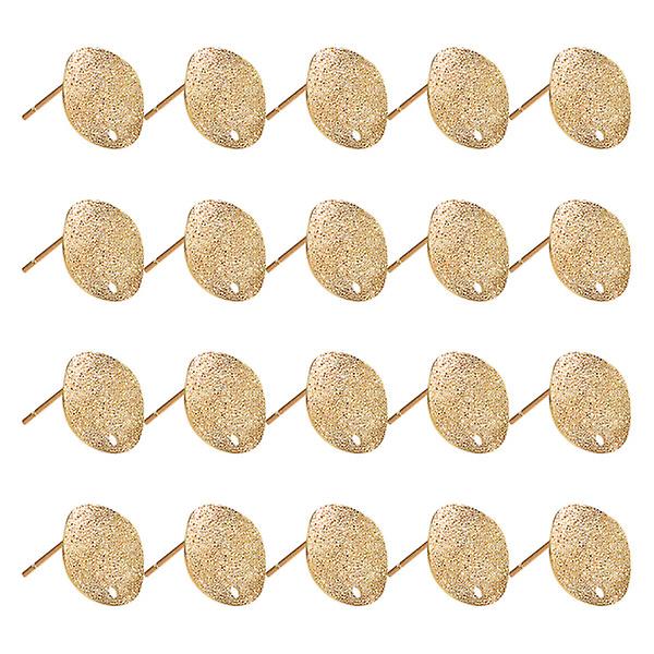 20 st Örhängen Stift Örhängen Stift DIY Legering Örhänge Post Örhänge Poster DIY Örhänge Poster Smycken Tillverkning Guld Golden