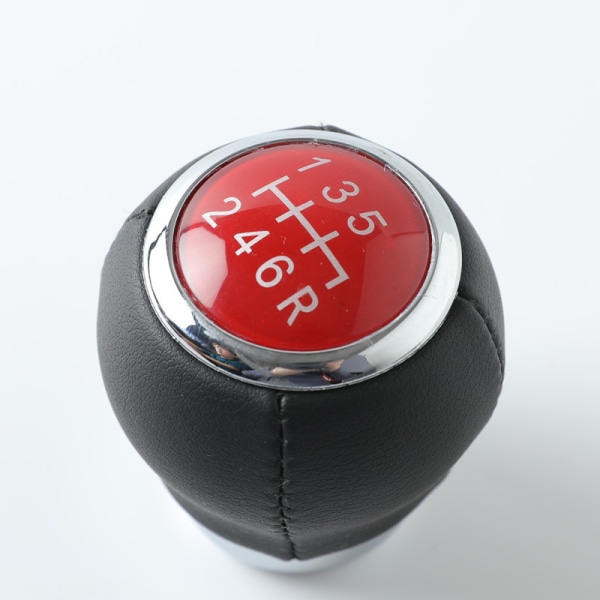 Bil Gearskiftegreb Knob Stick Hoved, 6 Trins Manuel Gearskiftehåndtag Stick Gearskifte Knob Udskiftningsdele