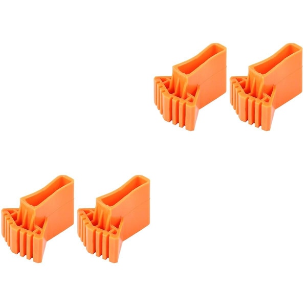 6 stk. Foldbare Stigeskridt Beskyttelsesdæksler Praktiske Stigeskridt Anti-slip Dæksler 4 stk. 9X6.5X2CM 4 pcs 9X6.5X2CM