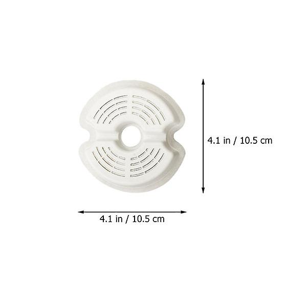 8 stk Hjemme Vannfilter Kvadratisk Fontene Filterutskifting Vannfiltre Vannfontene Filter Hvit1 White 10.5X10.5X2CM