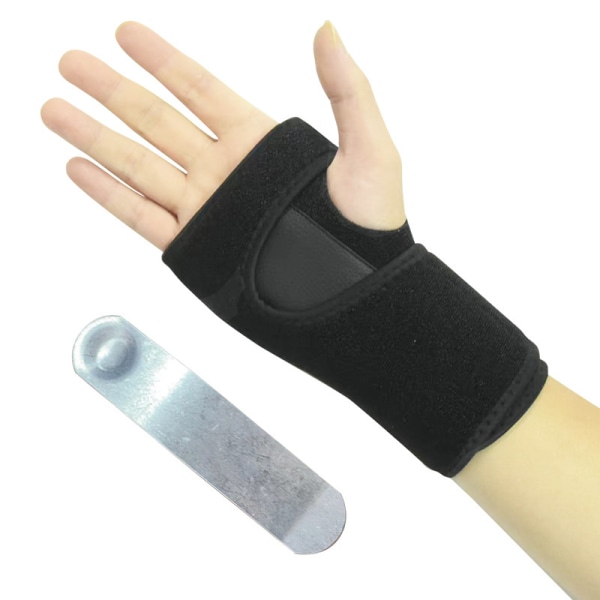 Wrist Support Wraps, 2Pack Sports Wrist Wraps, Justerbar åndbar Neopren Støtte og One Size Passer til venstre eller højre