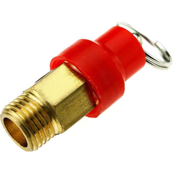 Luftkompressor Säkerhetsventil Tryckregulator Kraftig (2st, Röd)