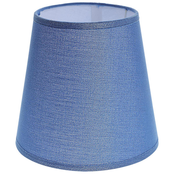 Dekorativ Tromleformet Stof Lampskærm Hængende Lampe Skærm Bordlampe Skærm Dækning Blå 19X19X17.5CM Blue 19X19X17.5CM