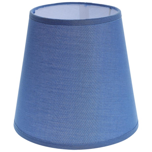 Dekorativ trumform Tyg Lampskärm Pendel Lampskärm Bordsljusskärm LockBlå19X19X17,5CM Blue 19X19X17.5CM