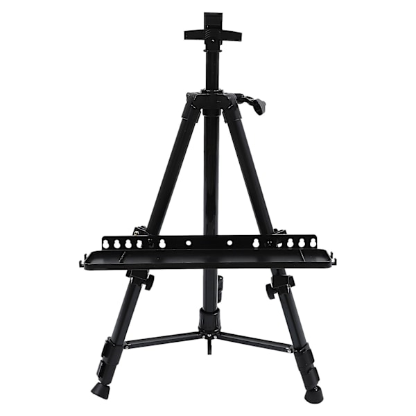 Barne Staffeli Felt Staffeli Bordplate Kunst Staffeli Maling Stativ Metall Stativ Display Staffeli Foldbar Black 9.5X9.5X54CM