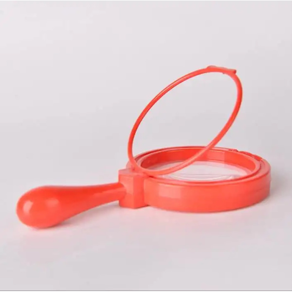 Læringsressource forstørrelsesglas, 2 sæt, rød