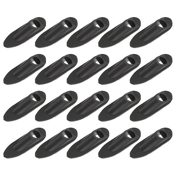 20 st Transmission Mount Bike Lines Pipe Clamp Cykelbroms Växel Cyklar Broms Växel Inbäddad W Black 3X1X1CM