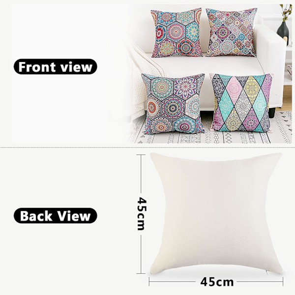 45x45 Sammetskuddfodral Sammetskuddfodral Set om 2 Dekorativa Sammetskuddfodral Grå Kudde för Soffa och Säng, Soffa Heminredning Kuddfodral