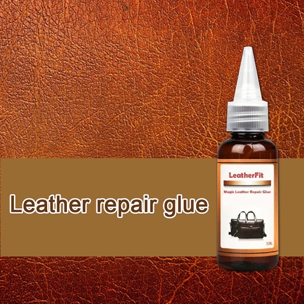 Läderlim Läderreparation Textilfållning Sömnad Extra Stark 30ml (2st)