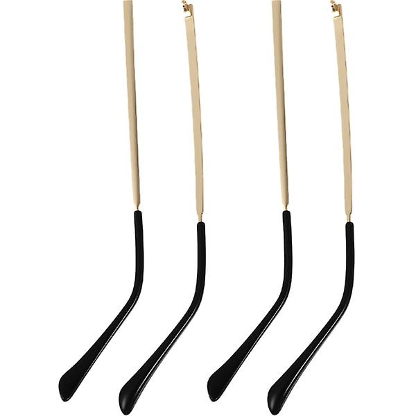 2 Paria Lasinpidikkeet Silmälasit Silmälasien Päätyvinkit Silmälasien Jalat Vaihto Aurinkolasien Temppeli Vinkit Golden 14X3CM