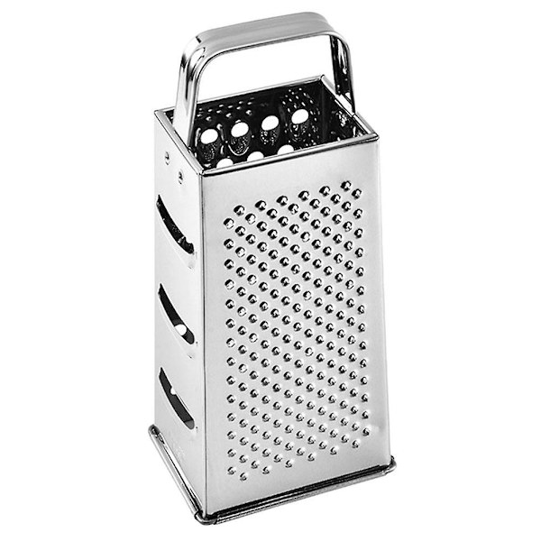Kjøkken Rivjern Multi-bruk Grønnsak Rivjern Grønnsakskutter Metall Grønnsak Rivjern Kjøkken ShredderSi Silver 20.3X9.1X6.6CM
