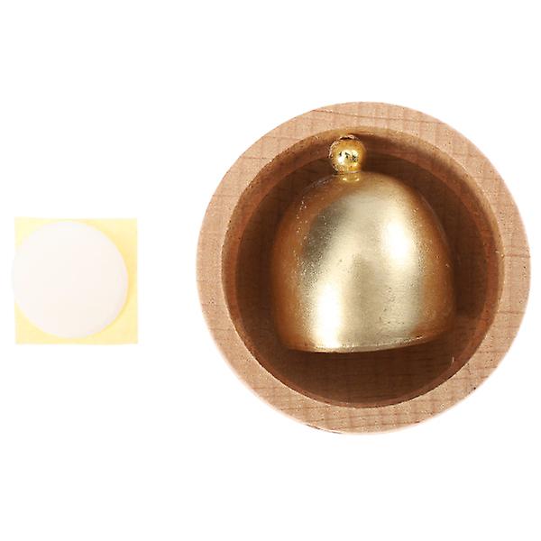 Japansk Vindklokke Vintage Antik Købmandsklokke Køleskabsmagnet Dørklokke Dør Købmand Golden 5X5cm
