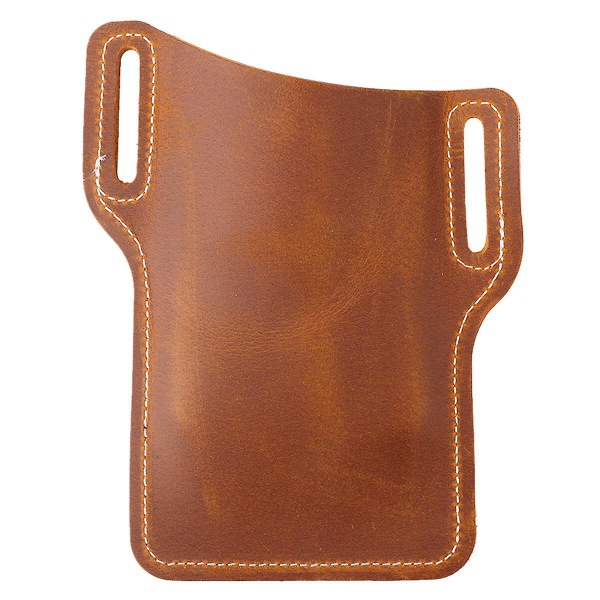 Universaali Holster-säilytyspussi Puhelimen Kotelo Miesten Puhelimen Vyölaukku Puhelimen Holster-pidike Ruskea1 Brown 17X13.5X0.4cm