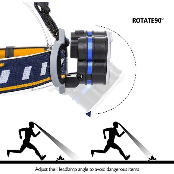 Batteridriven bordslampa: LED-bordslampa med PIR-rörelsesensor, batteridriven, varmvit (batteridriven sänglampa)