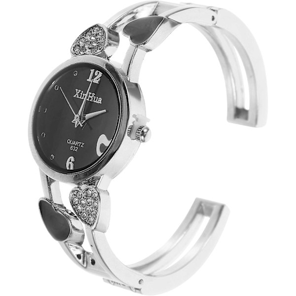Modeklocka för kvinnor Damklocka Diamant Armbandsklocka Perfekt Presentklocka Svart 19X2.6CM Black 19X2.6CM