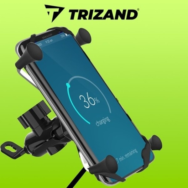 Motorcykeloplader til Mobil - Mobilholder - Montering på Styret
