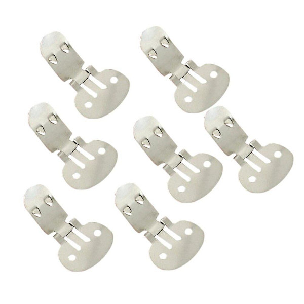 100 stk. Blanke Sko-Klips i Rustfrit Stål DIY Håndværk Fund Accessories (32mm X 20mm) Sølv 100 stk. Silver 100pcs