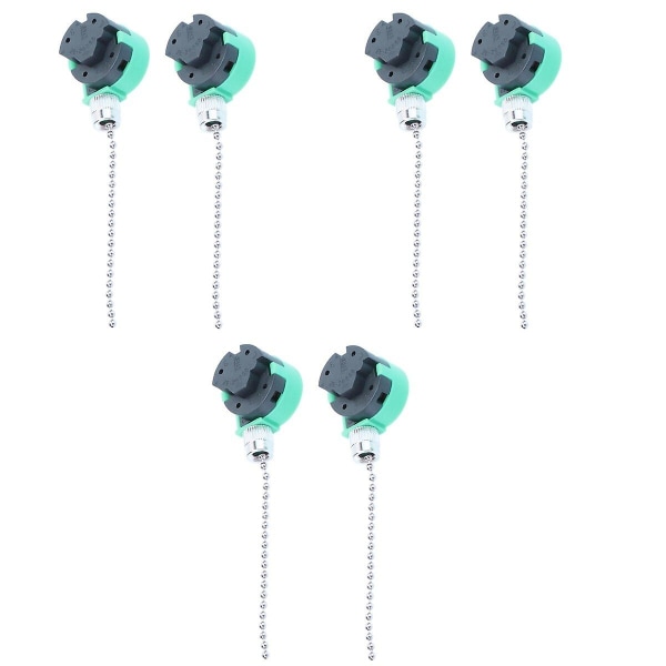 6 stk 3-trinns justerbar 220V takvifte trekkbryter takvifte lys lampe erstatning trekk 6 pcs