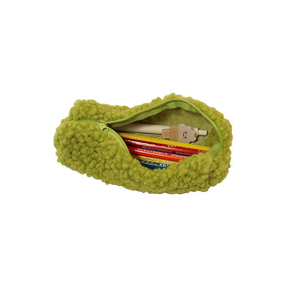 Plush Liten Fräsch Pennväska Lammull Pennfodral Pennförvaringspåse (3-pack)