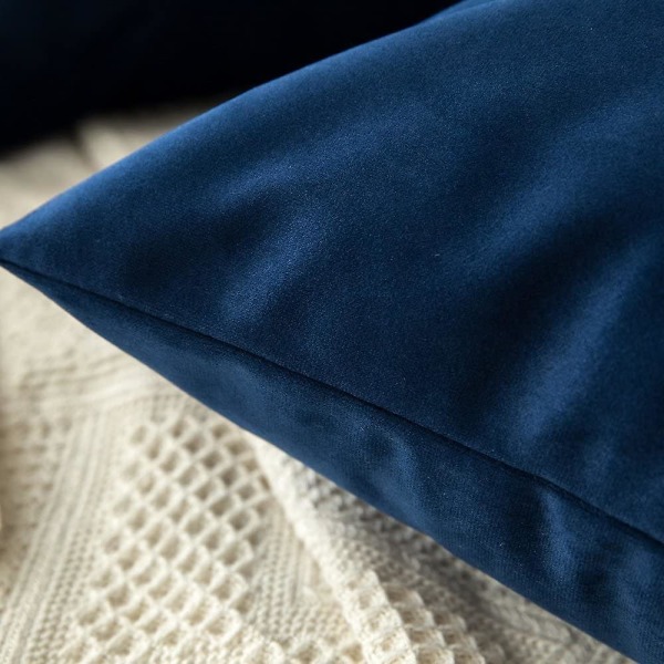 Sæt af 2 Dekorative Fløjls Pudebetræk Sofa Pudebetræk Super Glat Blød Behagelig Dekoration Hjem Stue Soveværelse Til Sofa 50x50cm Lysegrøn