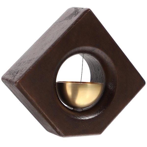 Utomhus Dekoration Farmhouse Dörrklocka Fönster Träklocka Klockspel Utomhus Magnetisk Butiksägare Brun 11.1x9. Brown 11.1x9.5cm