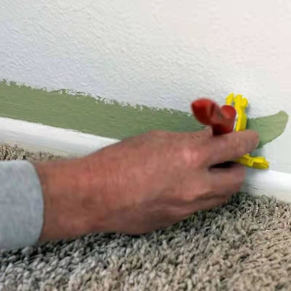 2kpl Sivellin Kestävä Kevyt Clean Cut -maalaussivellin puukahvalla Tee itse työkalu kehyksen seinäkaton reunojen viimeistelyyn