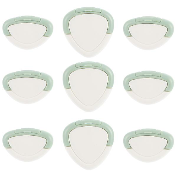 12pcs Insulation Outlet Plug Cover Child Proof Socket Cover Protector Plug GuardGreen3x2.5x2cm