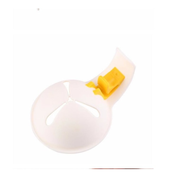 Äggavskiljare, äggulaseparator Livsmedelsklassad plast Mini Äggula Vit filter Ny kreativ äggavdelare med silikonhållare för köksbakning (4 st