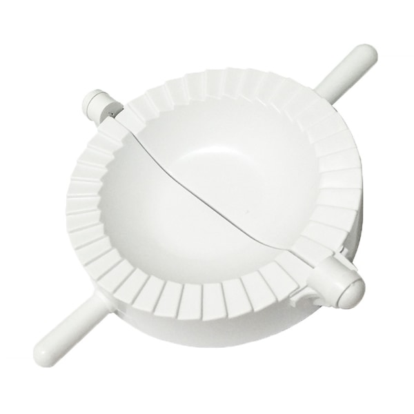 Raviolipresser (1 pakke), Hvid Manuel Dumpling Maker Værktøj Plastikform til Hurtig Fremstilling af Dumplings