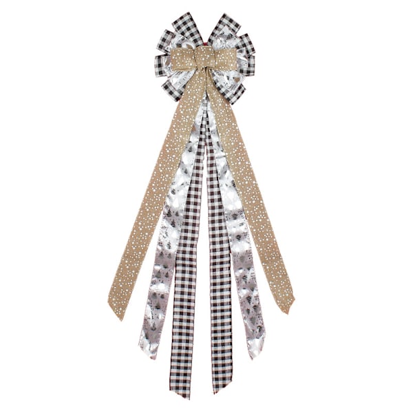 Champagne Julgrans Topp Champagne Glitter Julband 11.8\" Bred för Julgran Band för Julgran (3-pack)