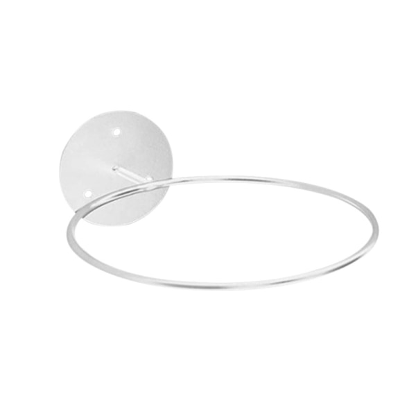 Väggmonterad Bollförvaring Sportbollhållare Rack Display Förvaring Stål (svart)Vit White 1pcs