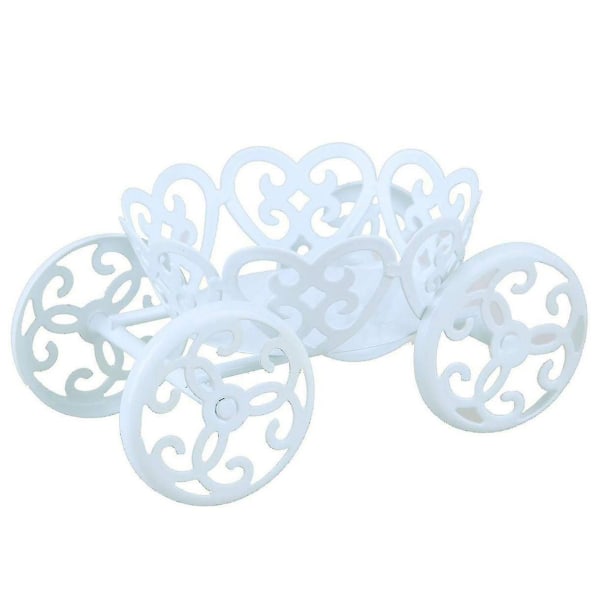 2-pak Enkelt Prinsessevogn Cupcake Stativ Holder Display